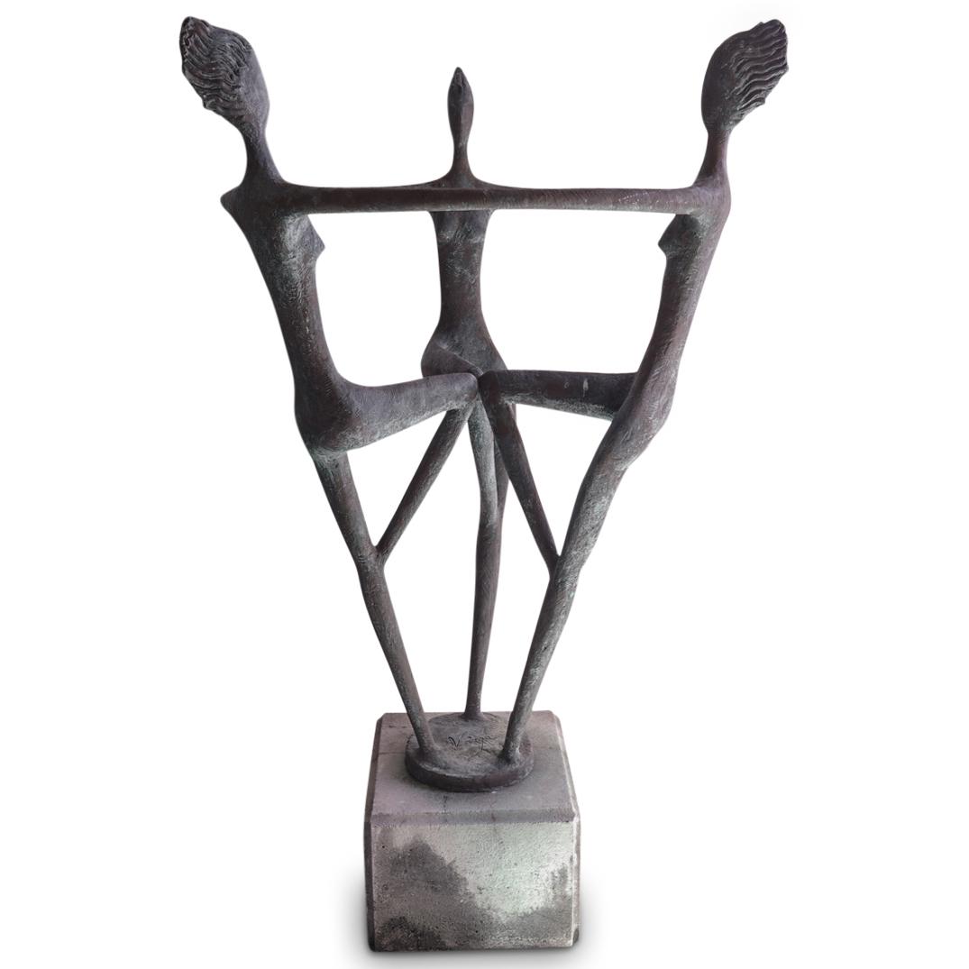 Ferenc Frank Varga (Hungarian, 1906-1989) " Three (1 of 4)