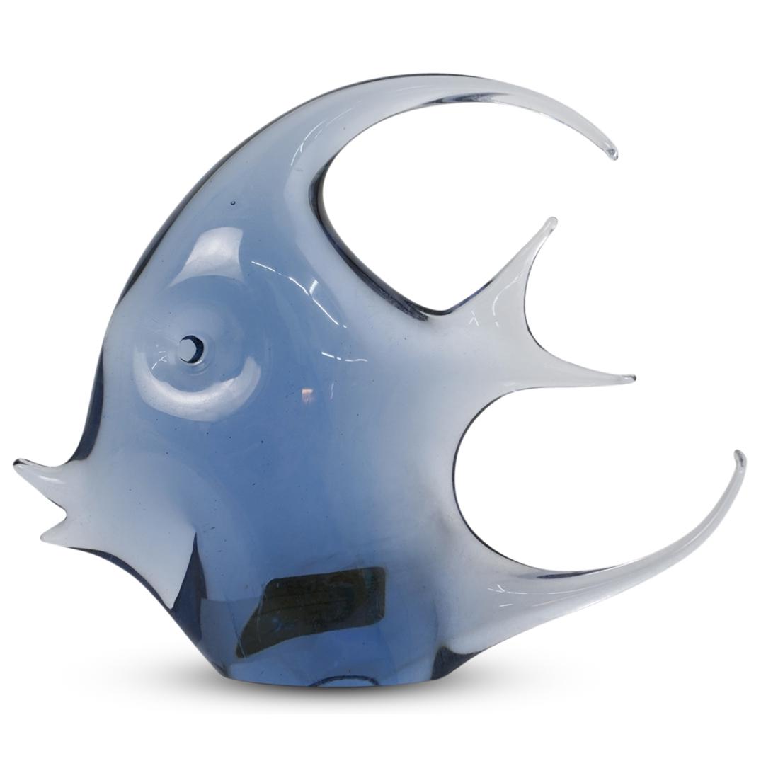 Murano Glass Angel Fish Sculpture (1 of 4)
