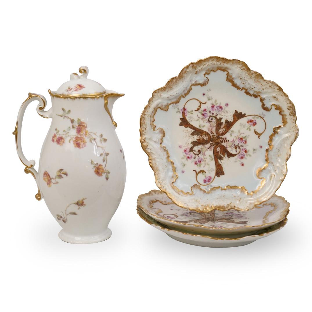 (4 Pc) Limoges Serving Porcelain Set (1 of 5)