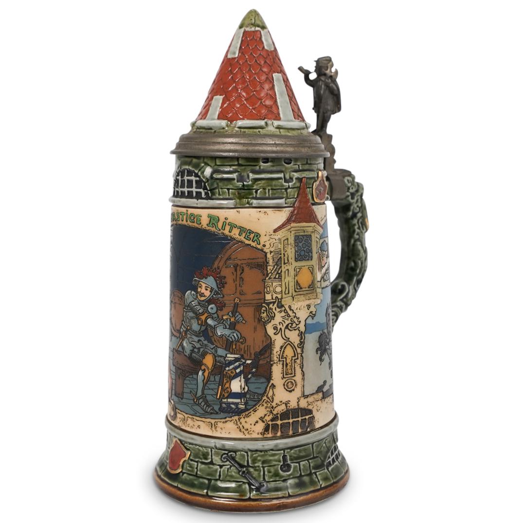 Mettlach Gesetzlich Geschutzt Beer Stein (1 of 7)