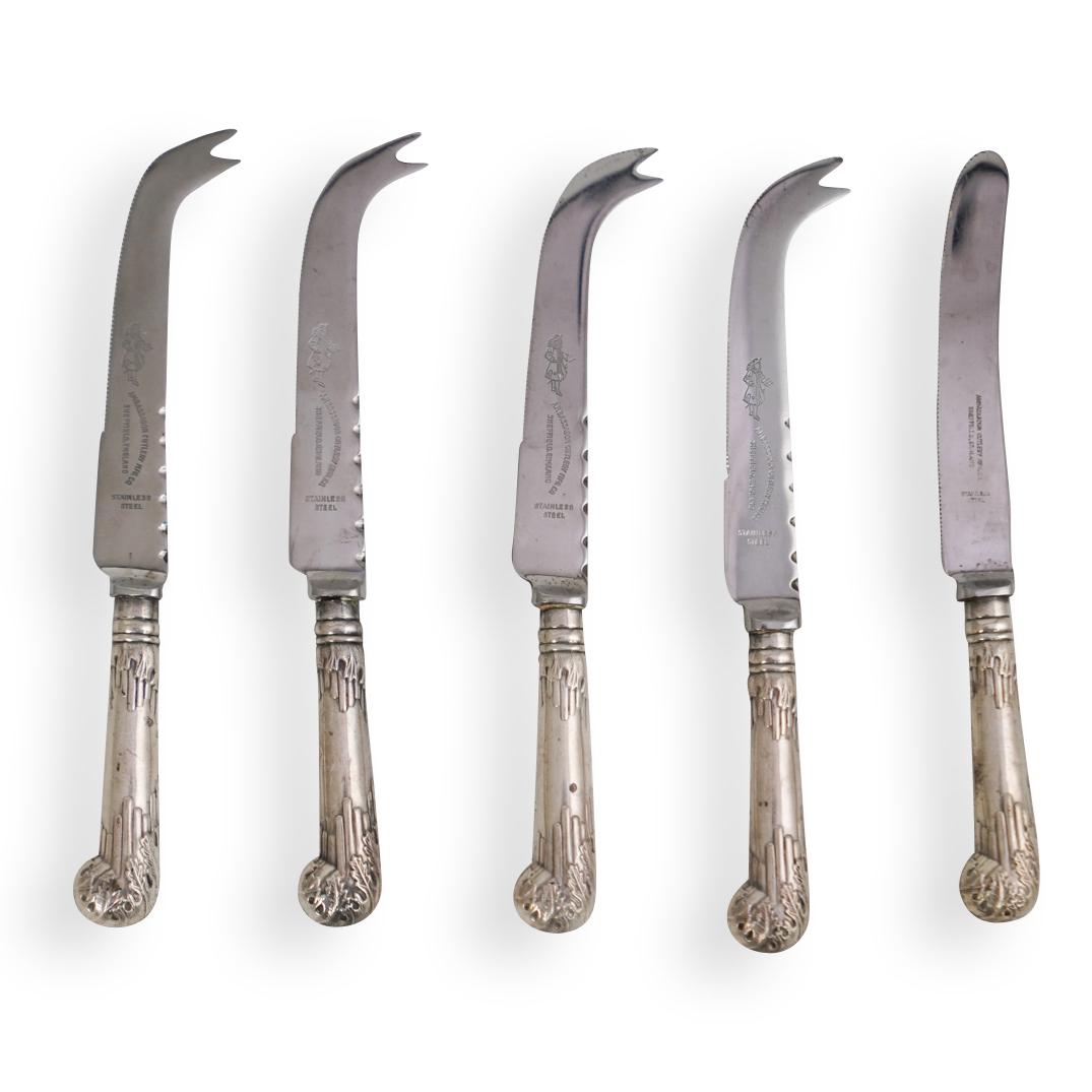 (5 Pc) Sterling Silver Knife Set (1 of 3)