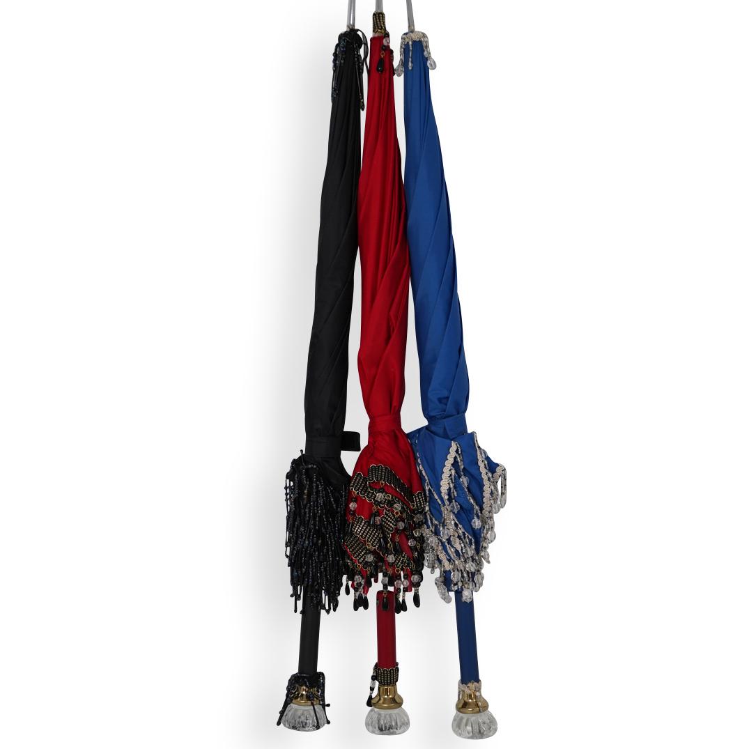 (3 Pc) Crystal Handled Umbrella (1 of 5)