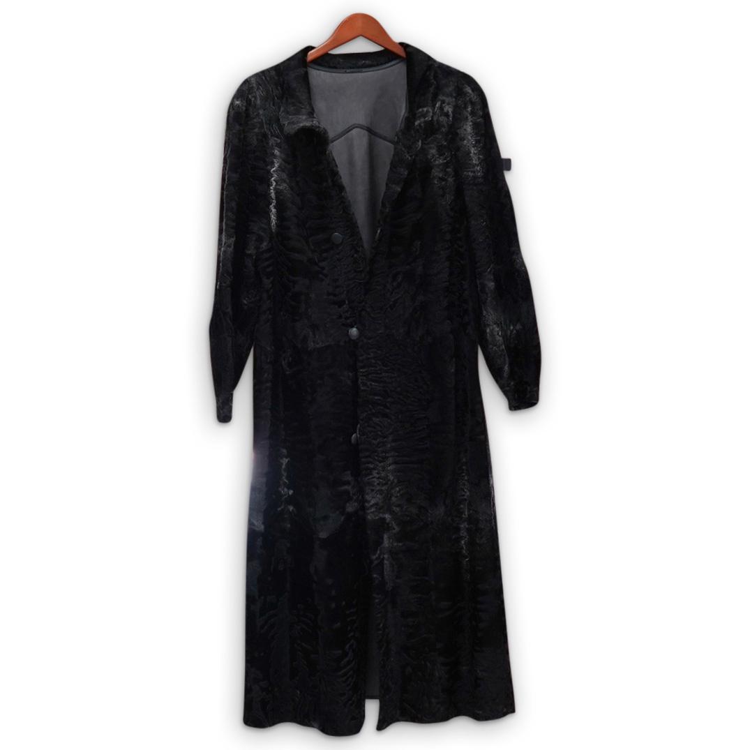 Womens Karacul Fur Coat (1 of 5)