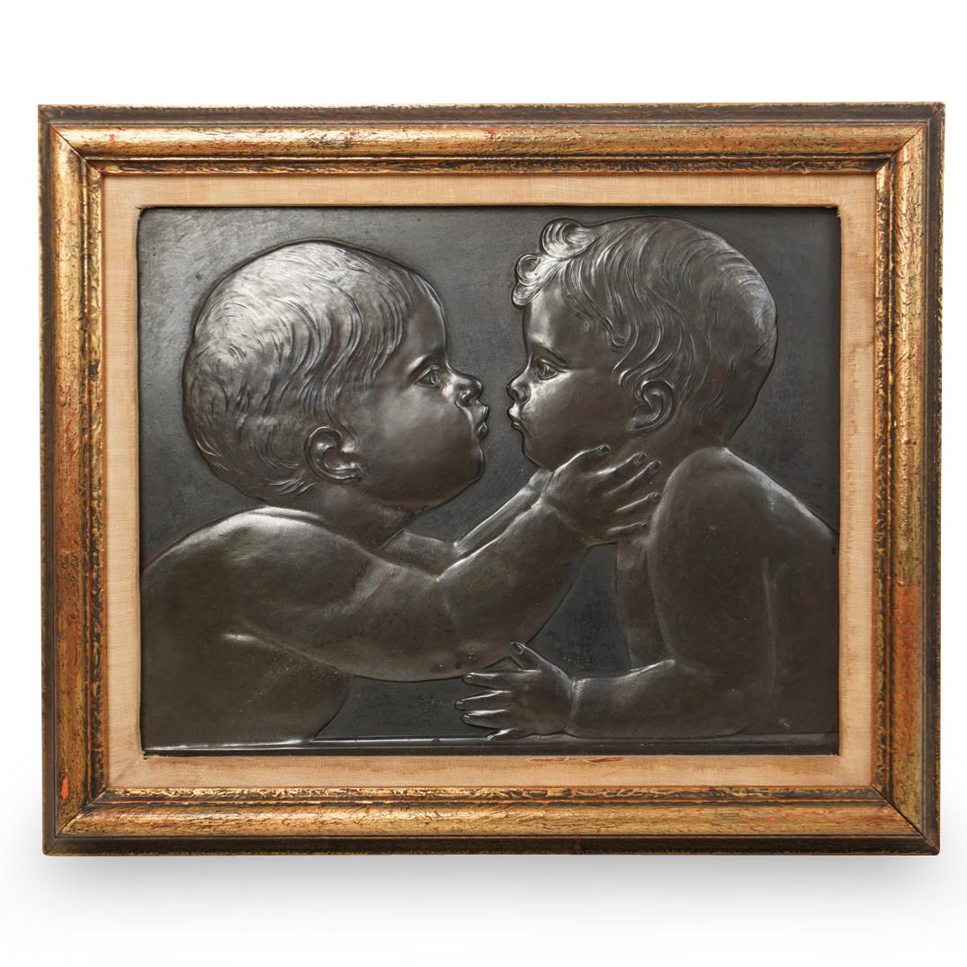 Antique Figural Relief Plaque (1 of 3)