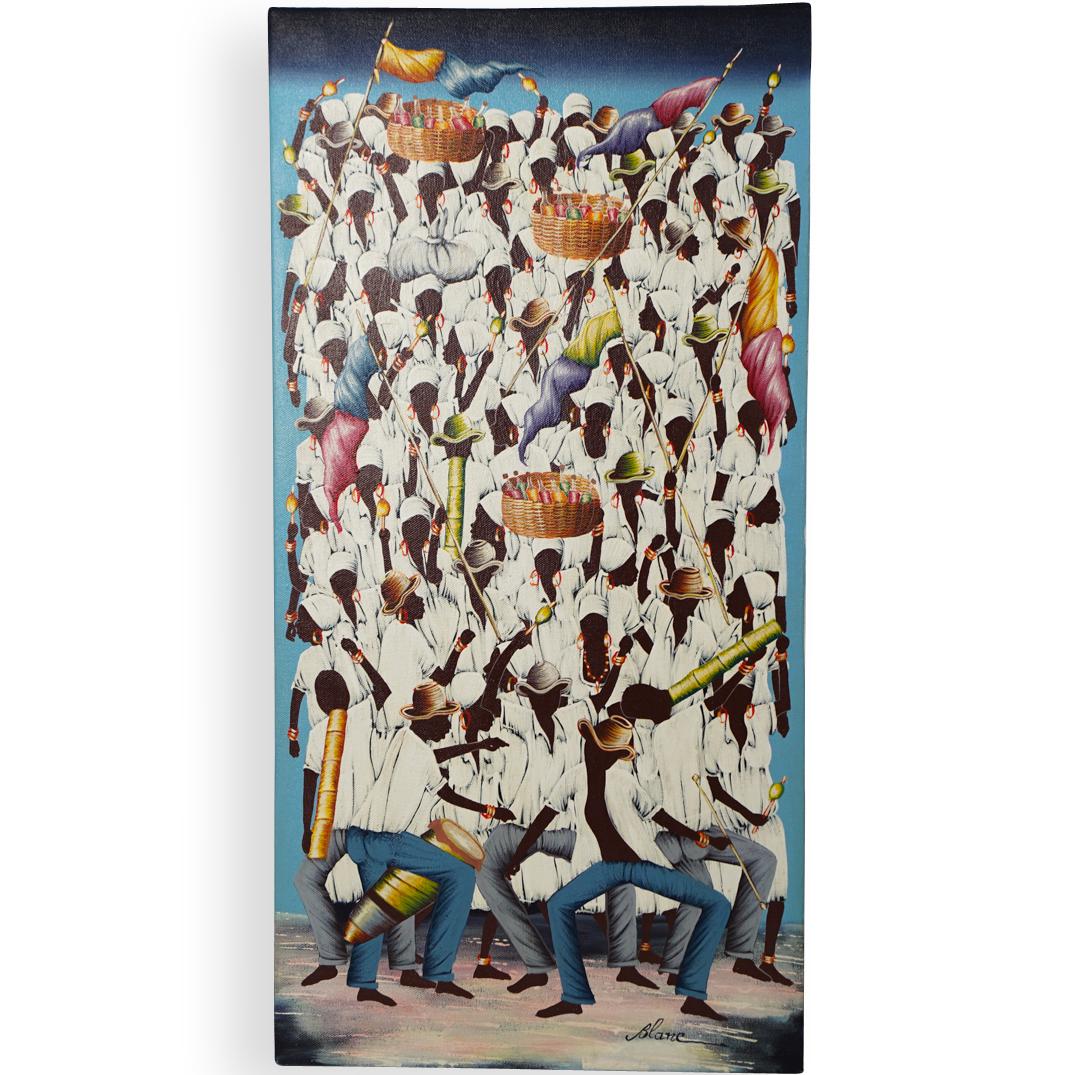 Jean Claude Blanc (Haitian. XX) Oil On Canvas (1 of 4)