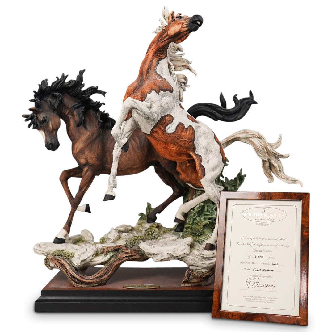 Giuseppe Armani "Stallions 572/S" Porcelain Sculpture (1 of 7)