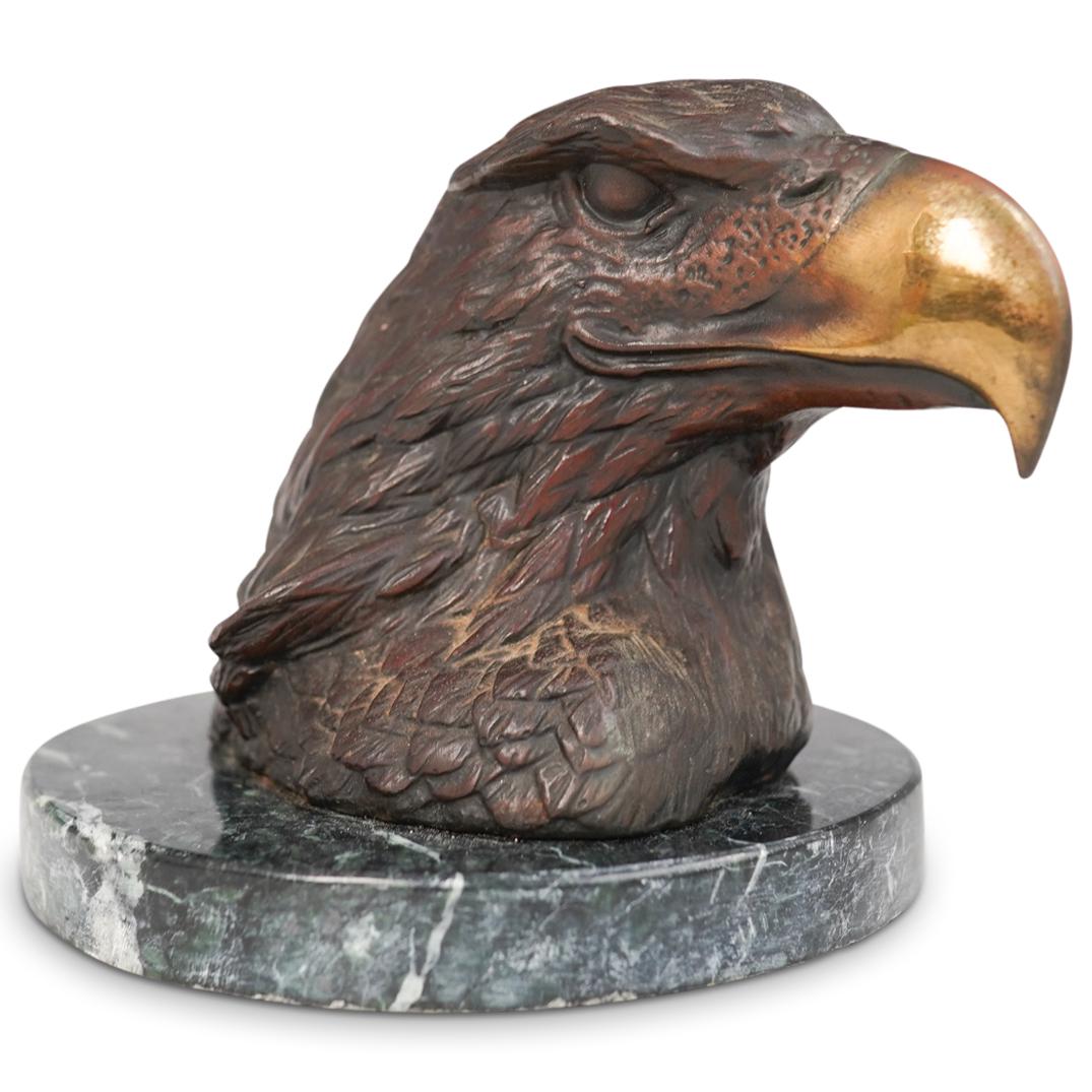 Houston Scott ( American, 20th Ct) Bronze Eagle Head (1 of 4)