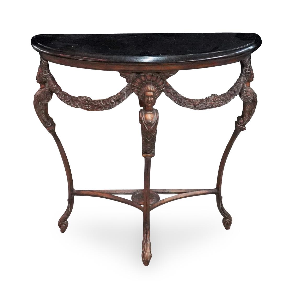 Gilt Metal and Marble Top Console Table (1 of 3)