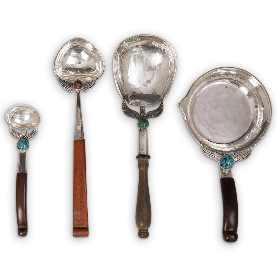 ( 4 Pcs) Peruvian Sterling Silver Flatware (1 of 4)