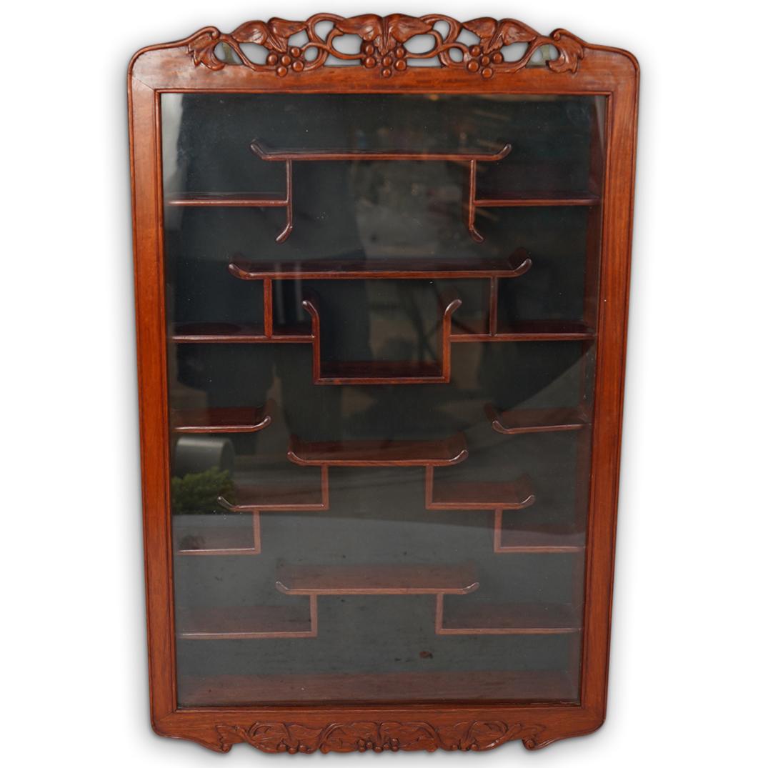 Vintage Wall Mount Curio Cabinet (1 of 5)