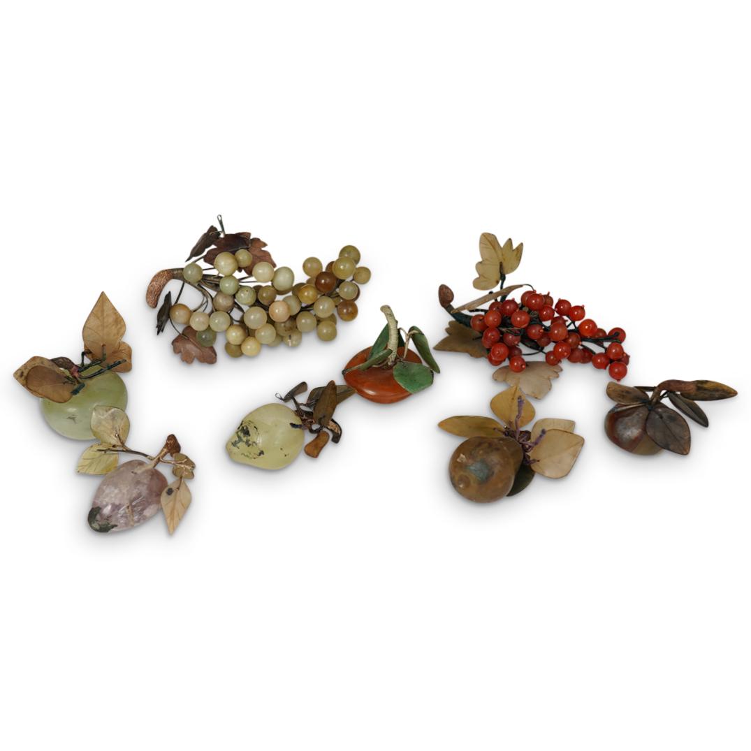 (8 Pc) Chinese Semi Precious Fruits (1 of 6)