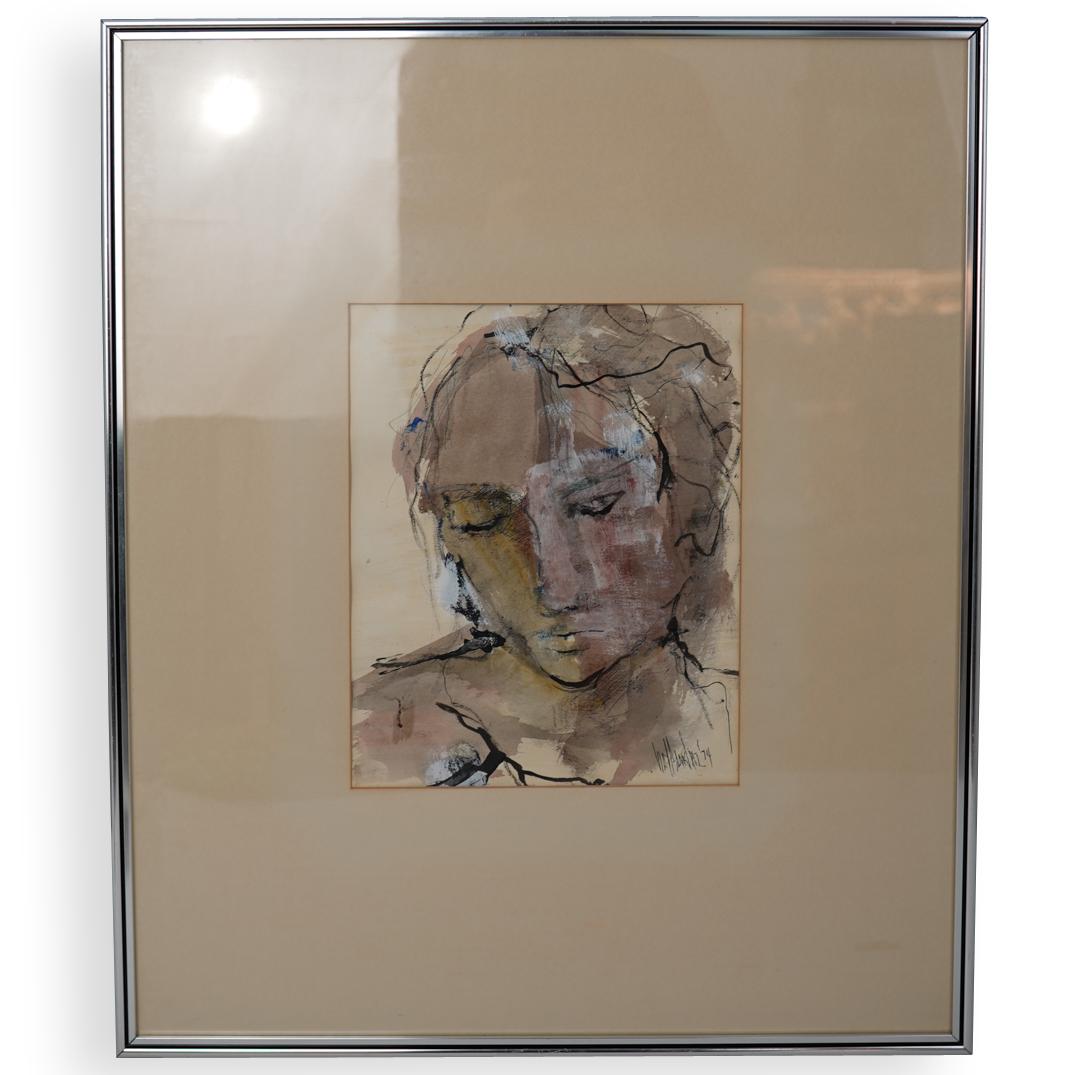 Gino Hollander (American, 1924â€“2015) Mixed Media on (1 of 3)