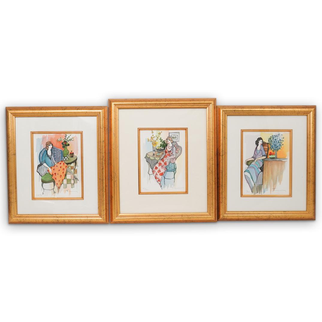 (3 Pcs) Itzchak Tarkay (Israeli, 1935-2012) Serigraphs (1 of 5)