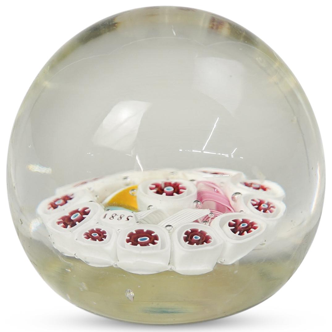 19th Century Blown Glass Paperweight (1 of 2)