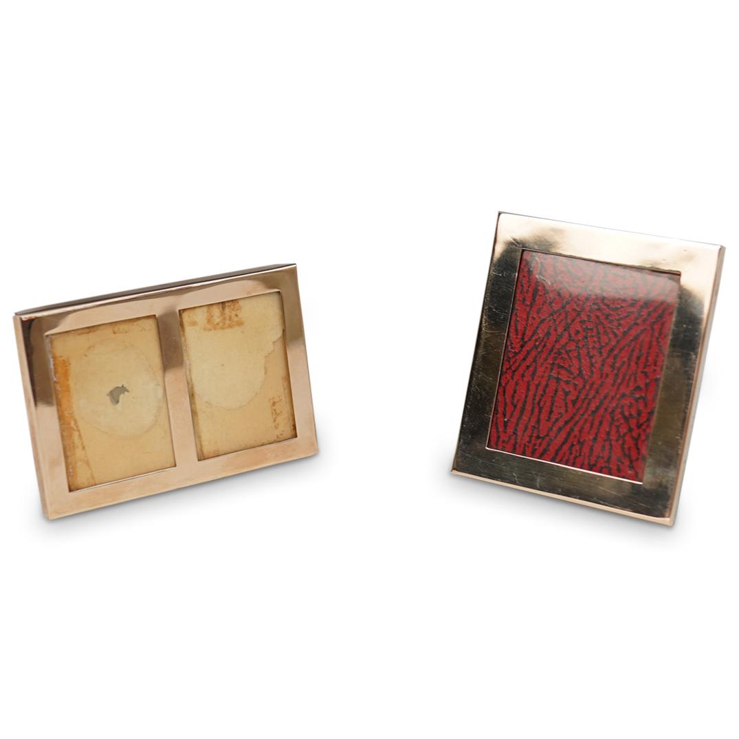 2 Vintage 10 karat Rose Gold Picture Frames (1 of 5)
