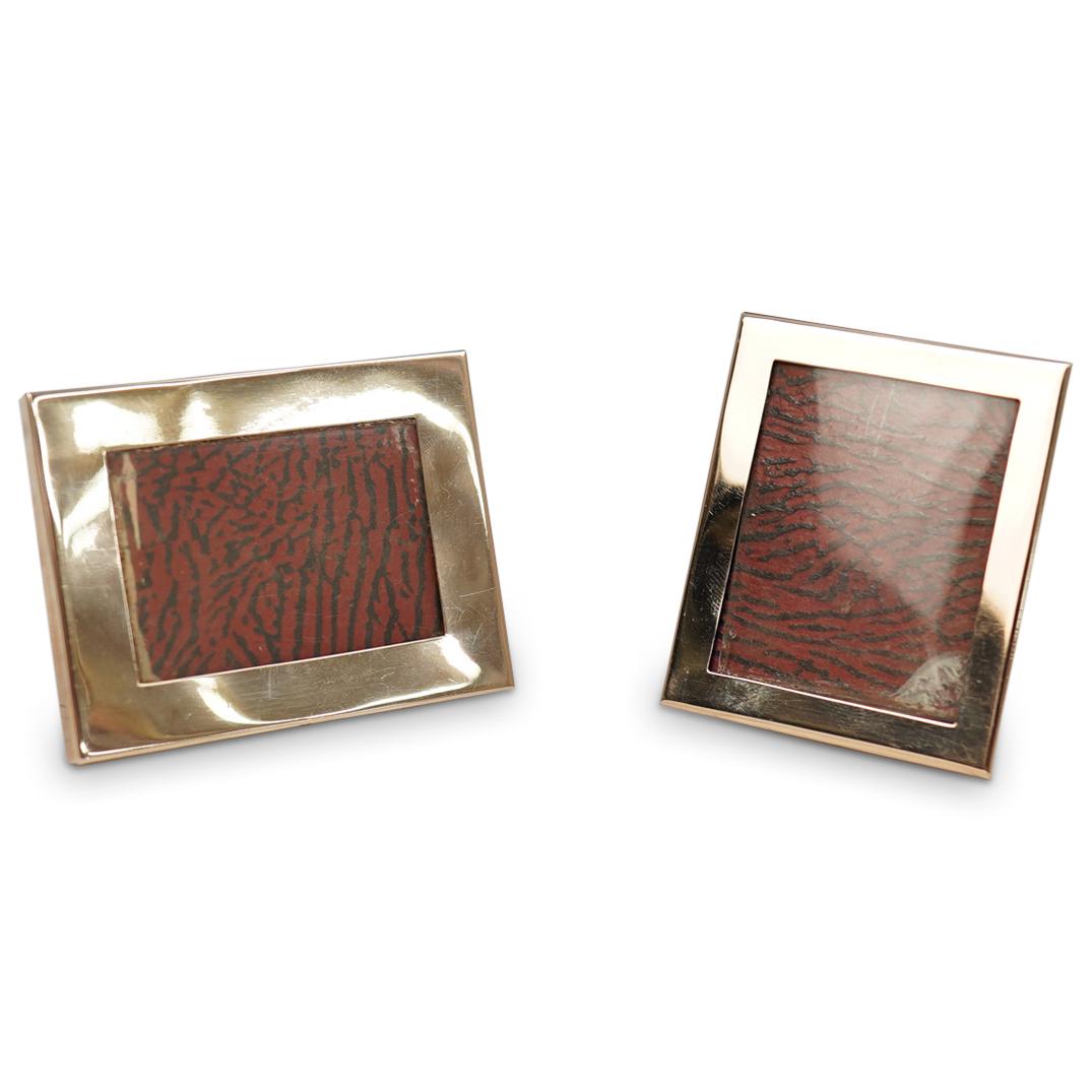 2 Vintage 10 karat Rose Gold Picture Frames (1 of 4)