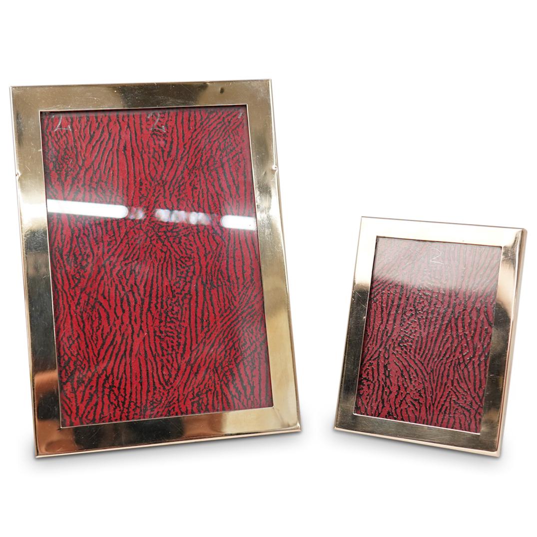 2 Vintage 10 karat Rose Gold Picture Frames (1 of 4)