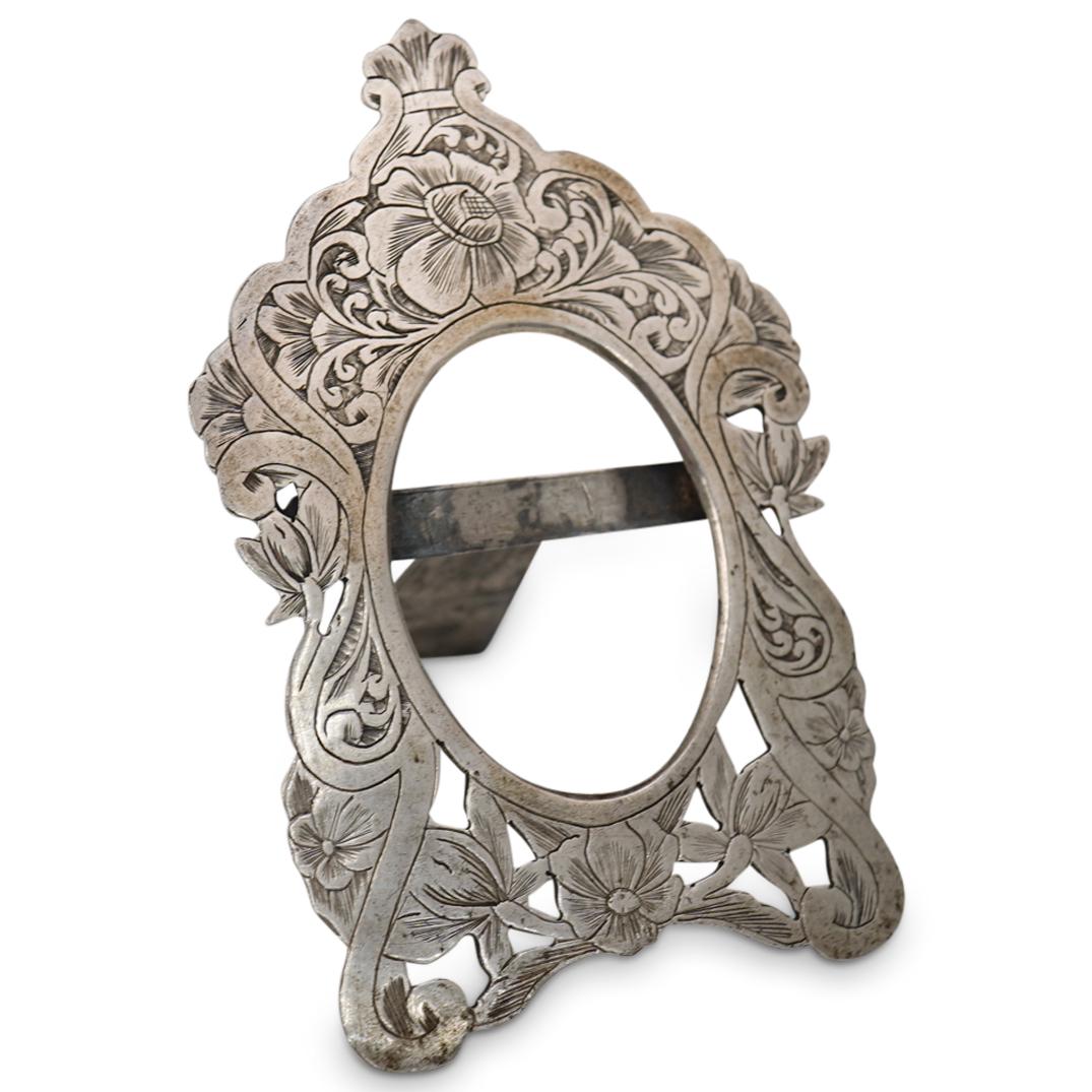 Antique 800 Silver Picture Frame (1 of 3)