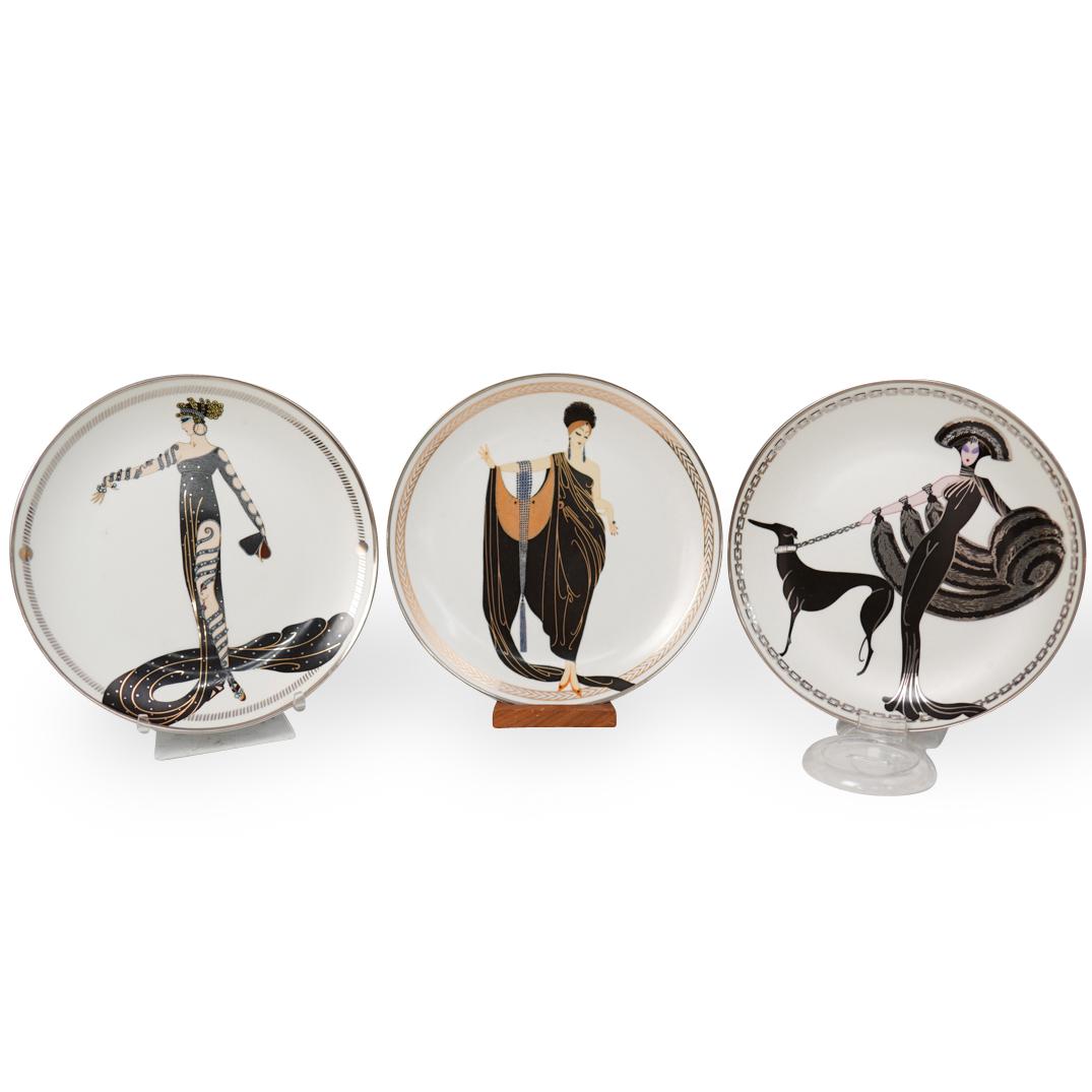 3 Erte Collectible Dishes (1 of 6)
