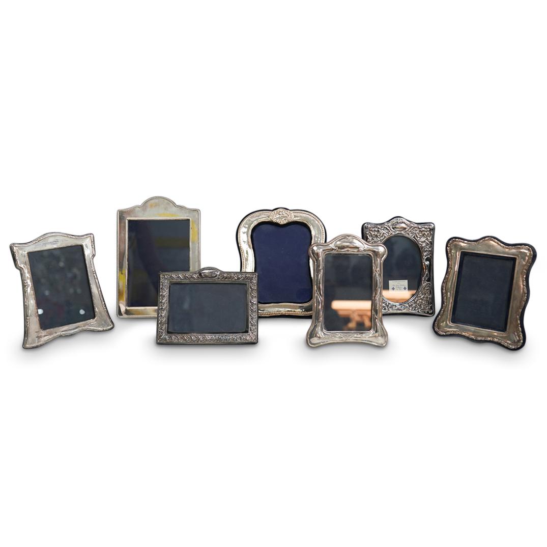 (7 Pc) Sterling Picture Frame Grouping (1 of 11)