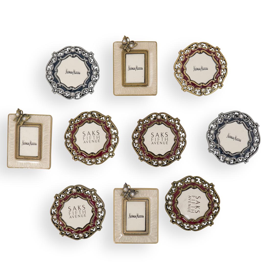 (10 Pc) Jay Strongwater Picture Frame Grouping (1 of 5)
