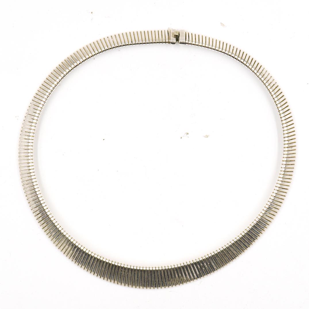 Sterling Silver Snake Choker Necklace (1 of 3)