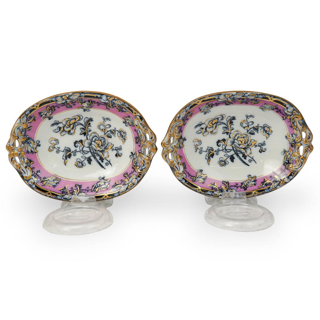 (2 Pc) Wedgwood & Co. Porcelain Dishes (1 of 3)