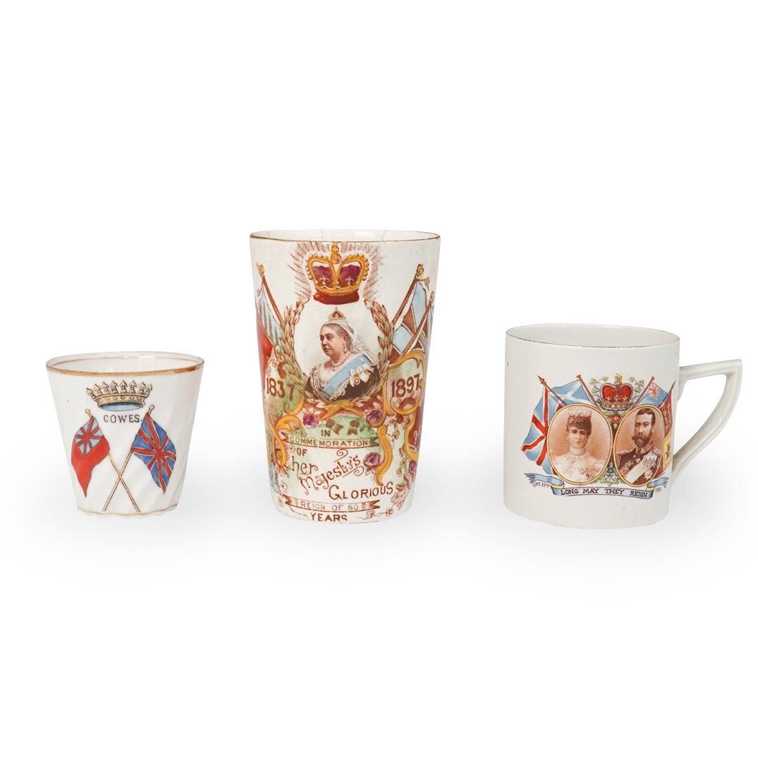 3 Antique Porcelain Grouping Cups (1 of 5)