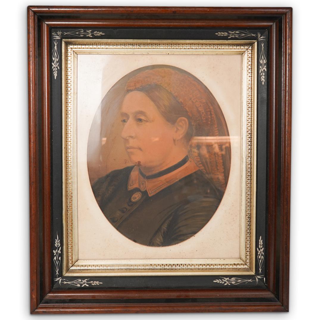 Antique English School Queen Victorian Portrait (1 of 2)