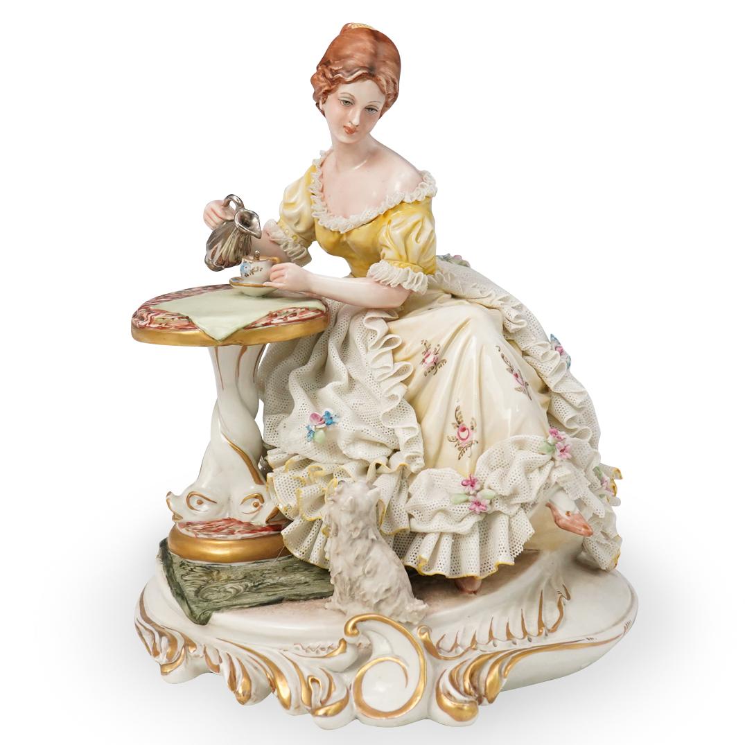Capodimonte King's Porcelain Figural Group (1 of 4)