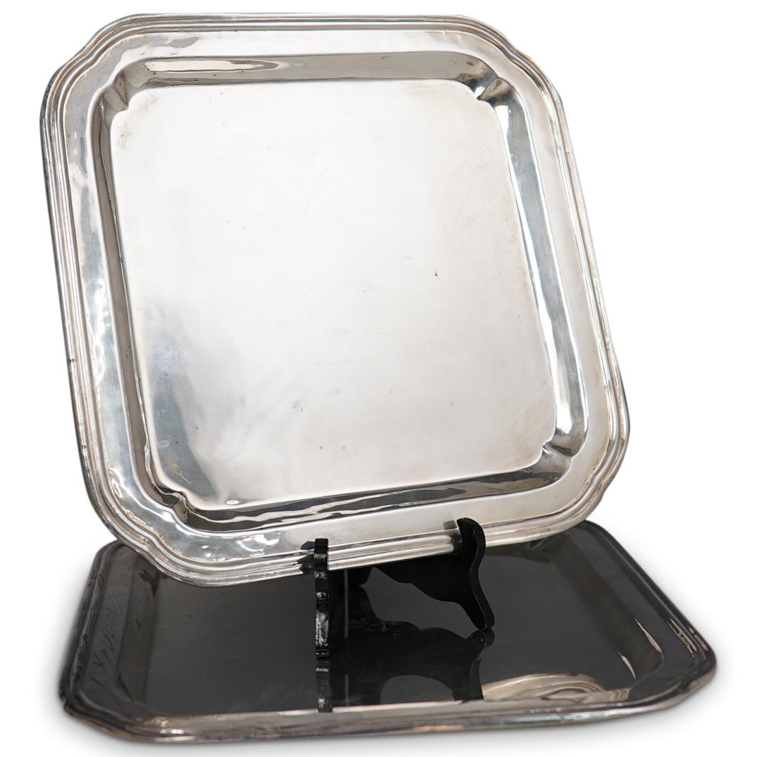 (2 Pc) Valenti Spain Silver Plated Trays (1 of 3)