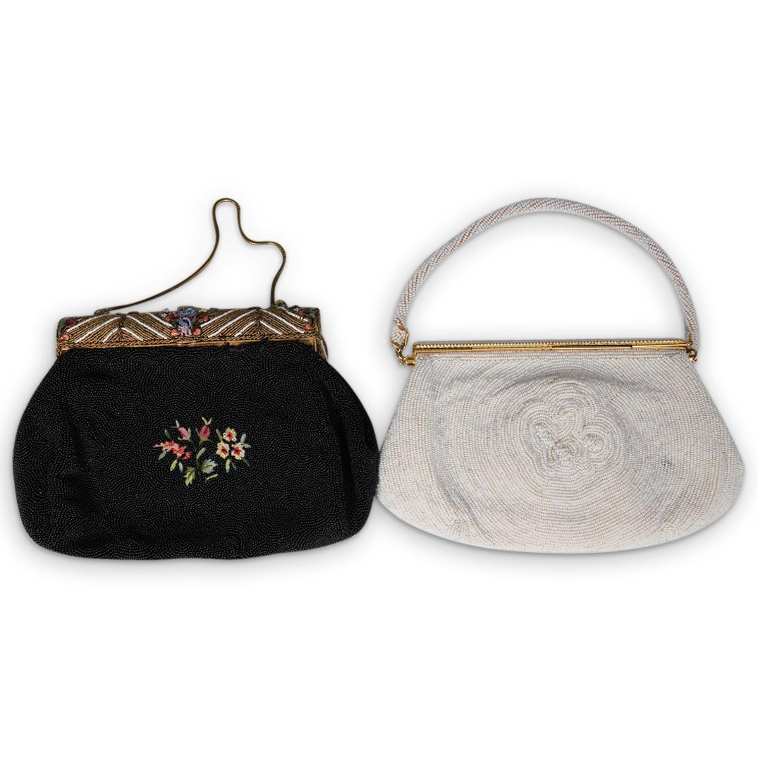 (2 Pc) Antique Beaded Purses (1 of 3)