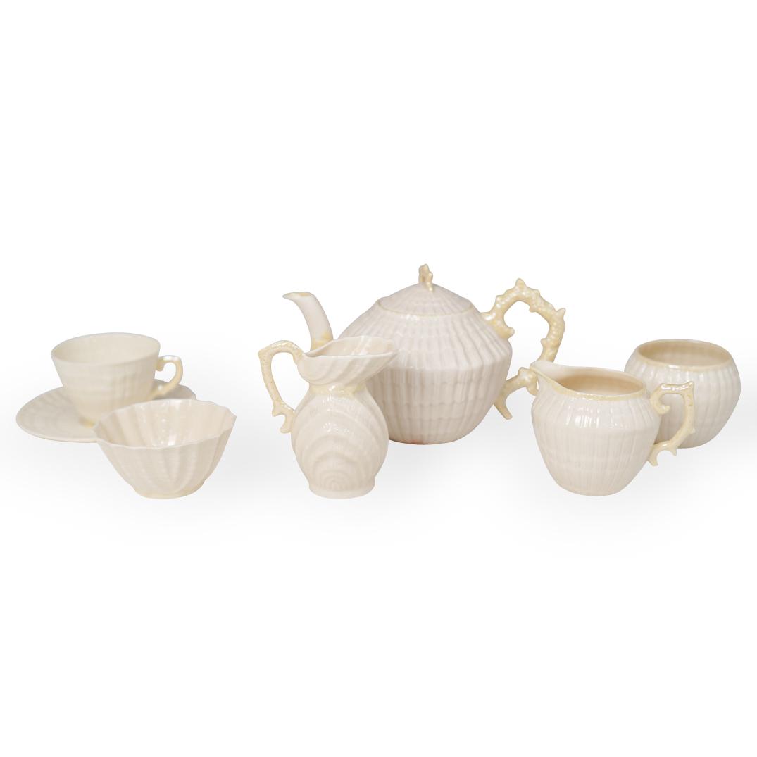 (7 Pc) Belleek Ireland Porcelain Set (1 of 6)