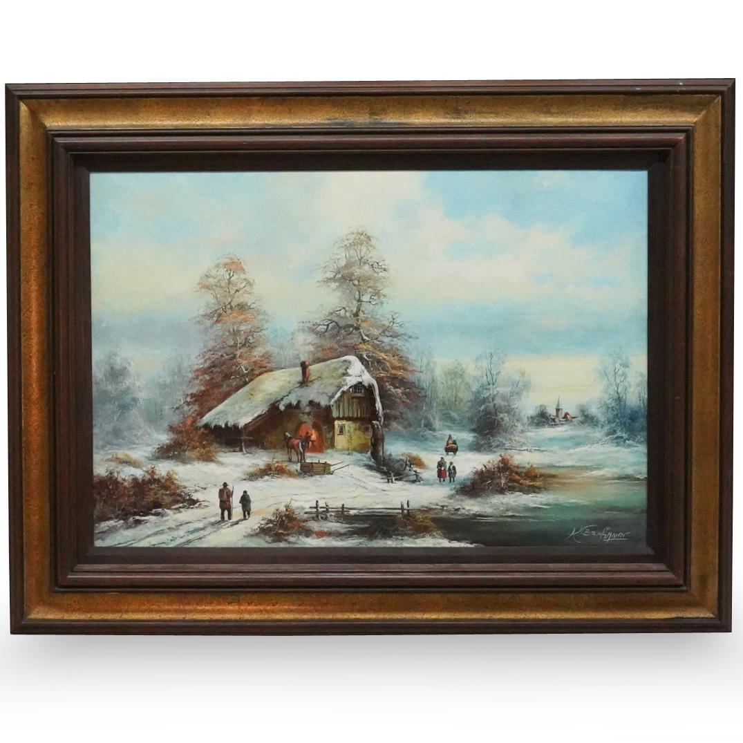 Albrecht Brinkmann (Germany, b.1930) Oil on Canvas (1 of 6)