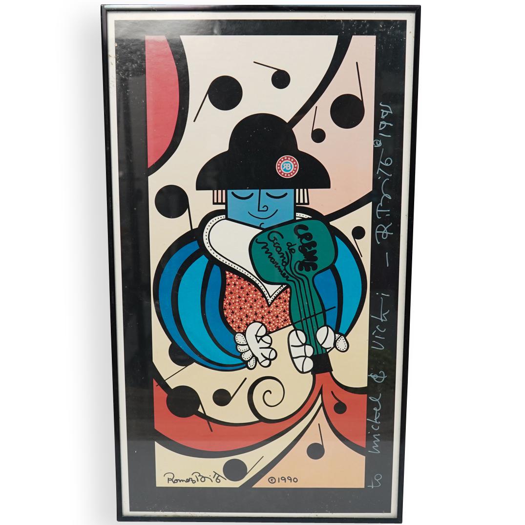Romero Britto (Brazilian, b 1963) Signed Poster (1 of 3)