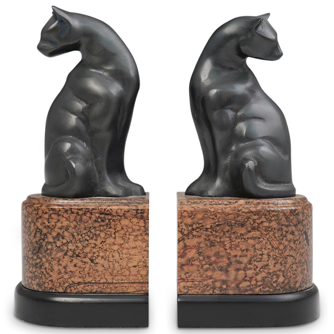 Black Cat Bookends (1 of 3)
