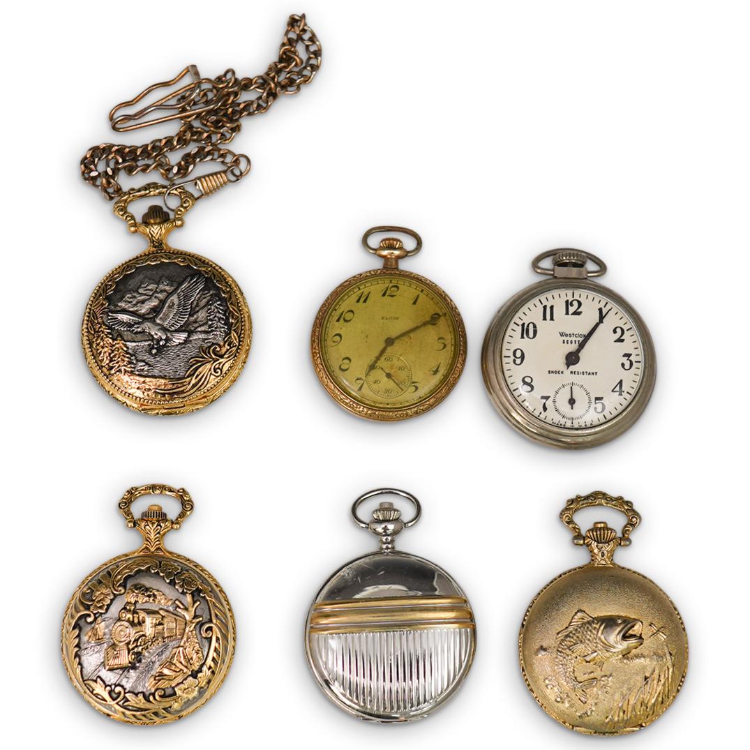 Lot of Six Pocket Watches (1 of 10)