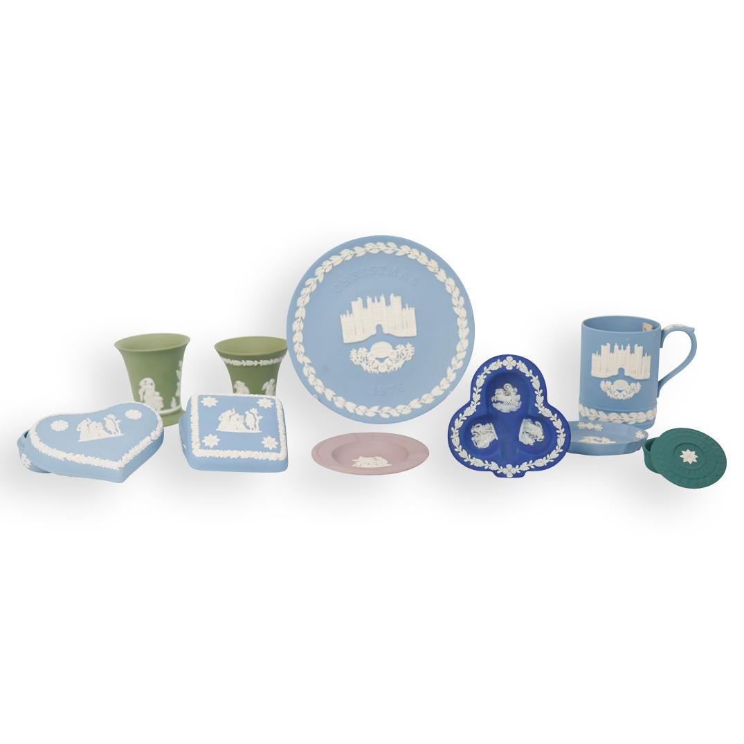 (11 Pc) Wedgwood Jasperware Grouping (1 of 6)