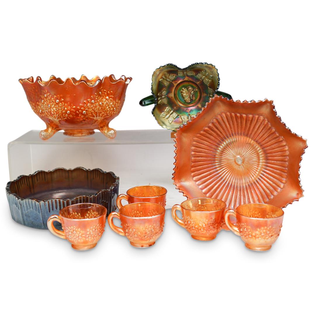 Lot of Carnival Glass (1 of 5)