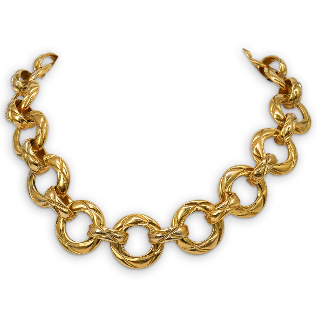Chanel Costume Gold Link Necklace (1 of 4)