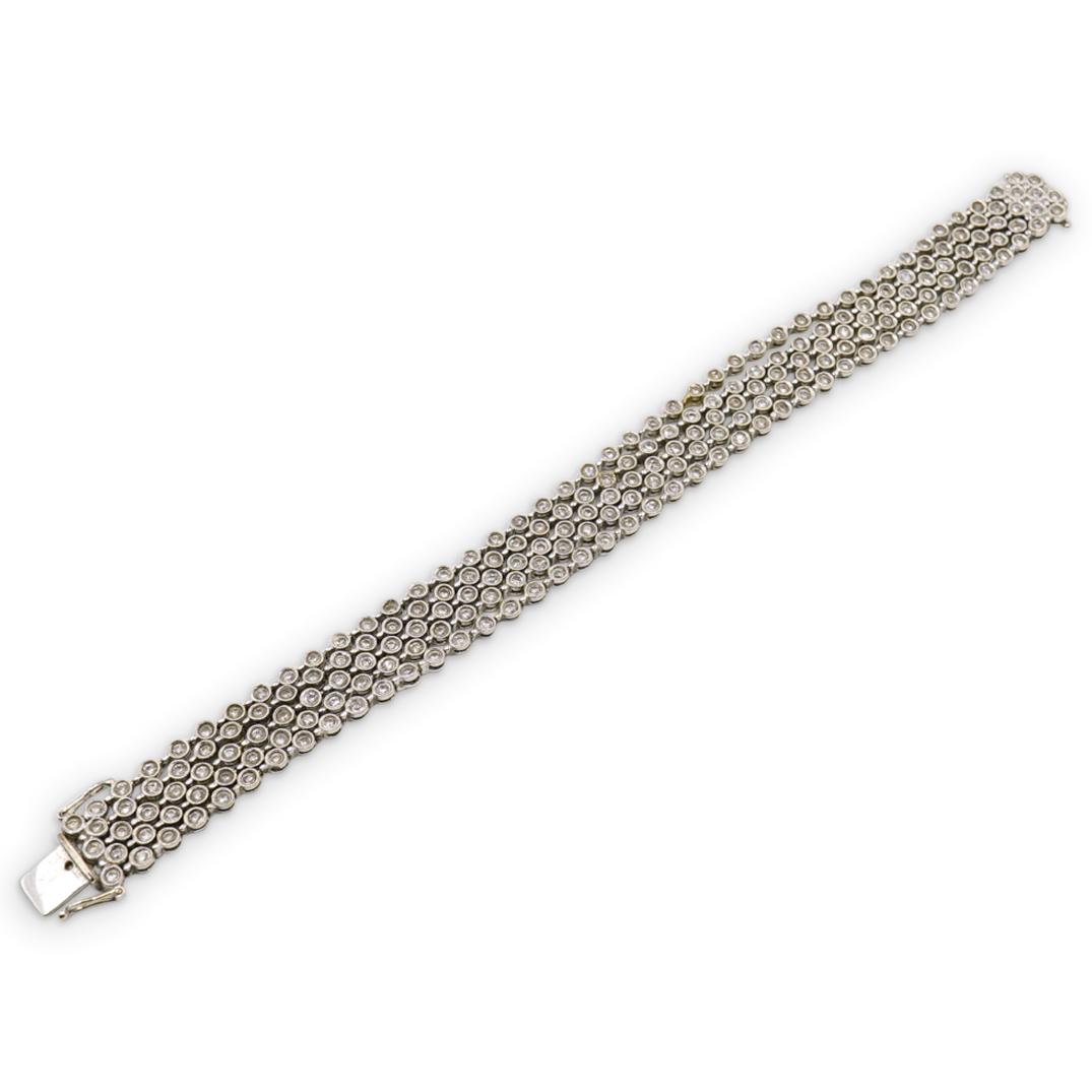 18k Gold and Diamond Multi Strand Bracelet (1 of 4)