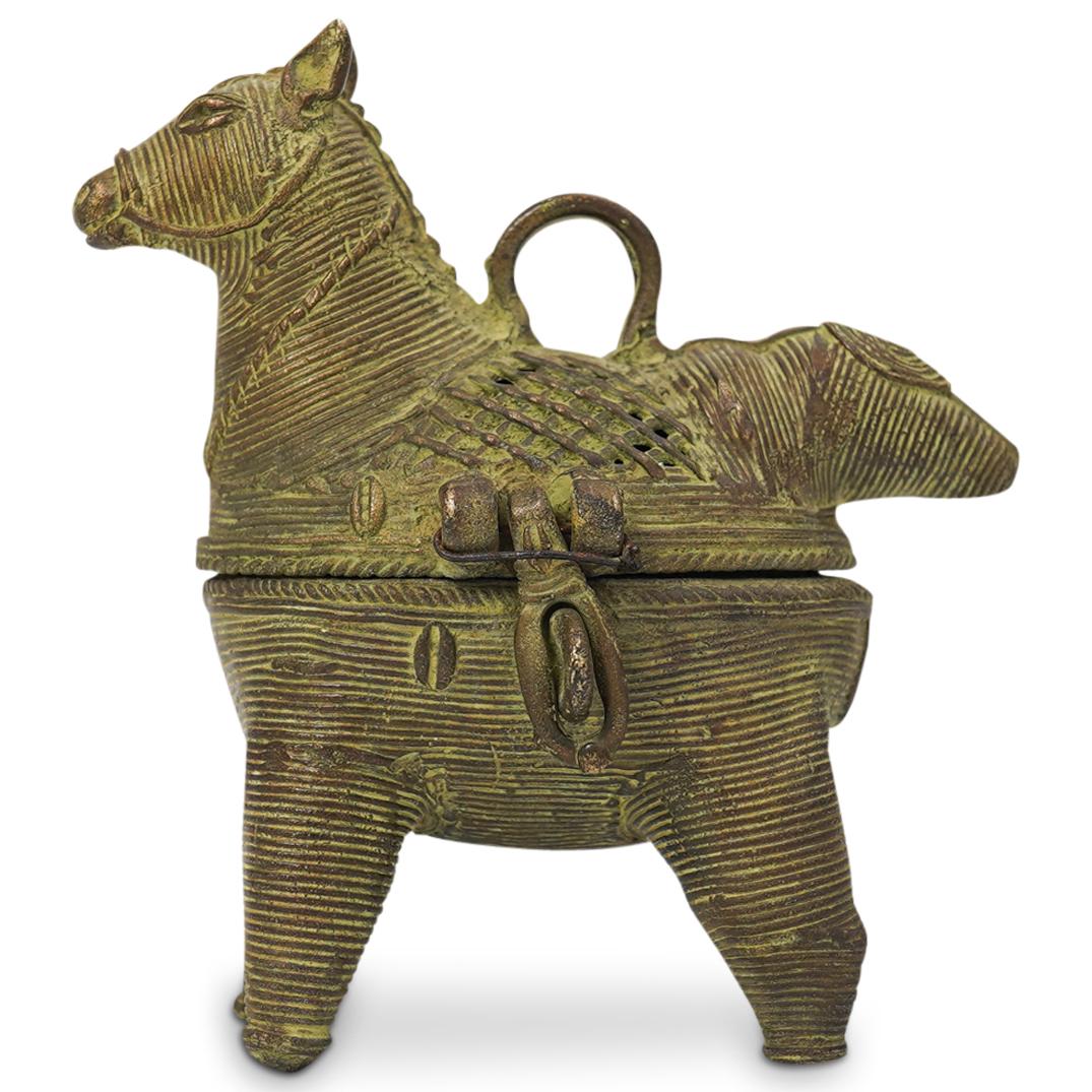 Antique Bronze Incense Burner (1 of 4)