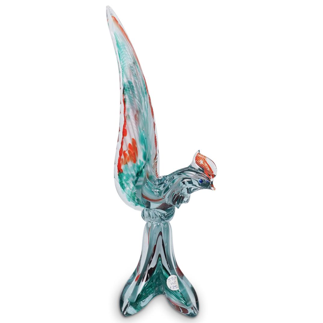 Murano Glass Rooster Sculpture (1 of 3)