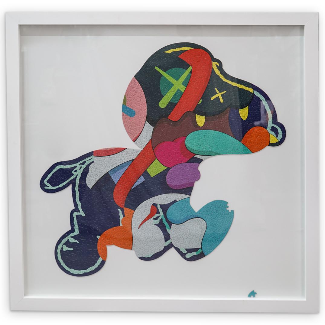 Kaws Snoopy Puzzle Framed - ЧÑо Ñакое kaws и bearbrick. | YourTalismanPhotos