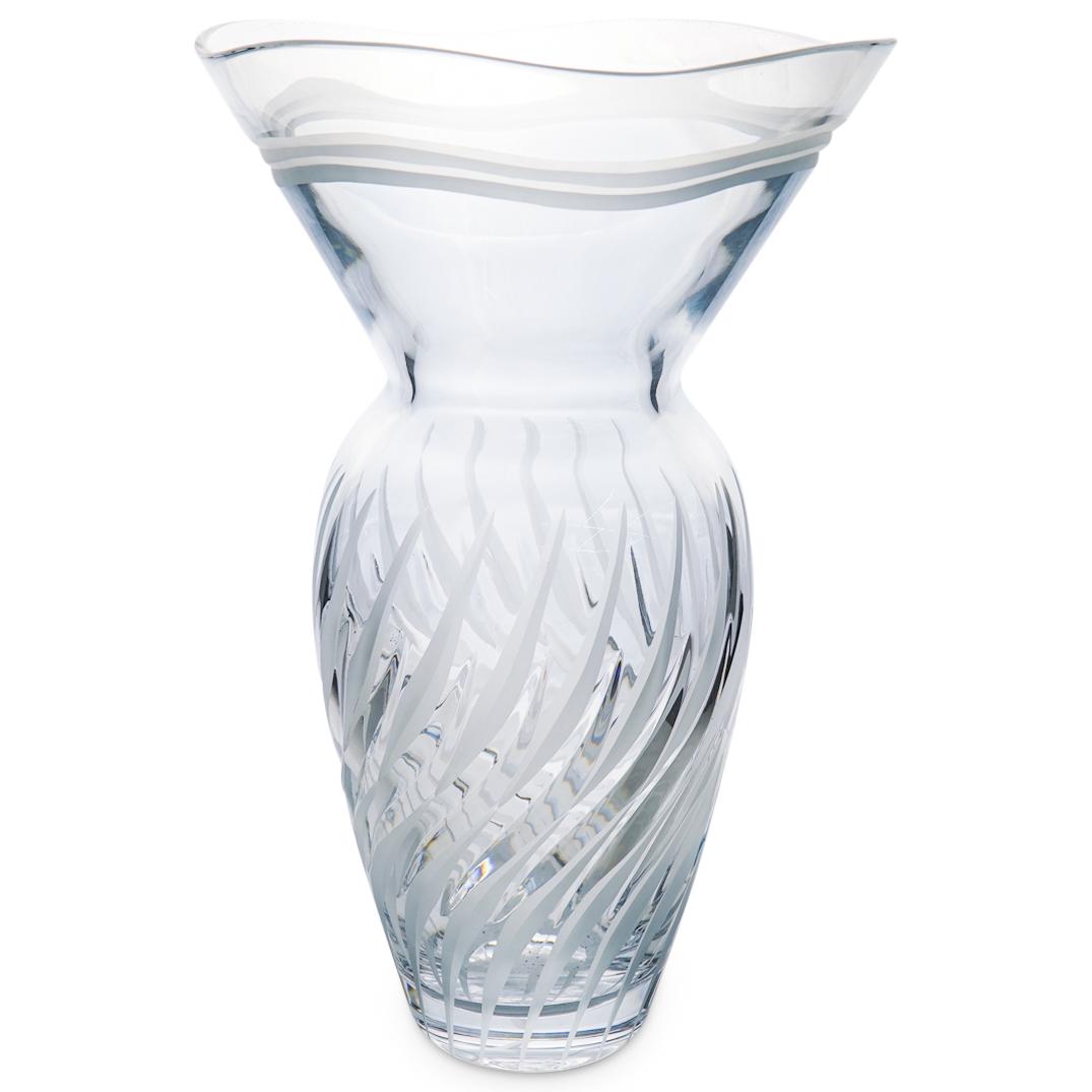 Abstract Crystal Vase (1 of 2)