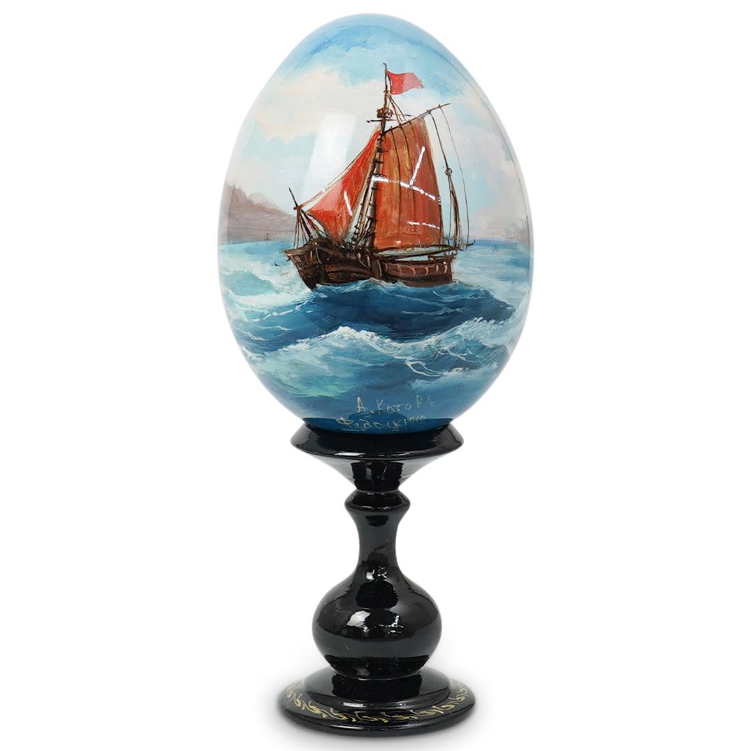 Russian Hand Painted Egg (1 of 3)
