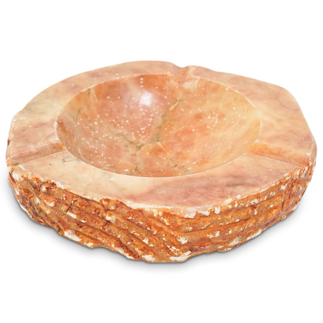 Vintage Red Alabaster Ashtray (1 of 4)