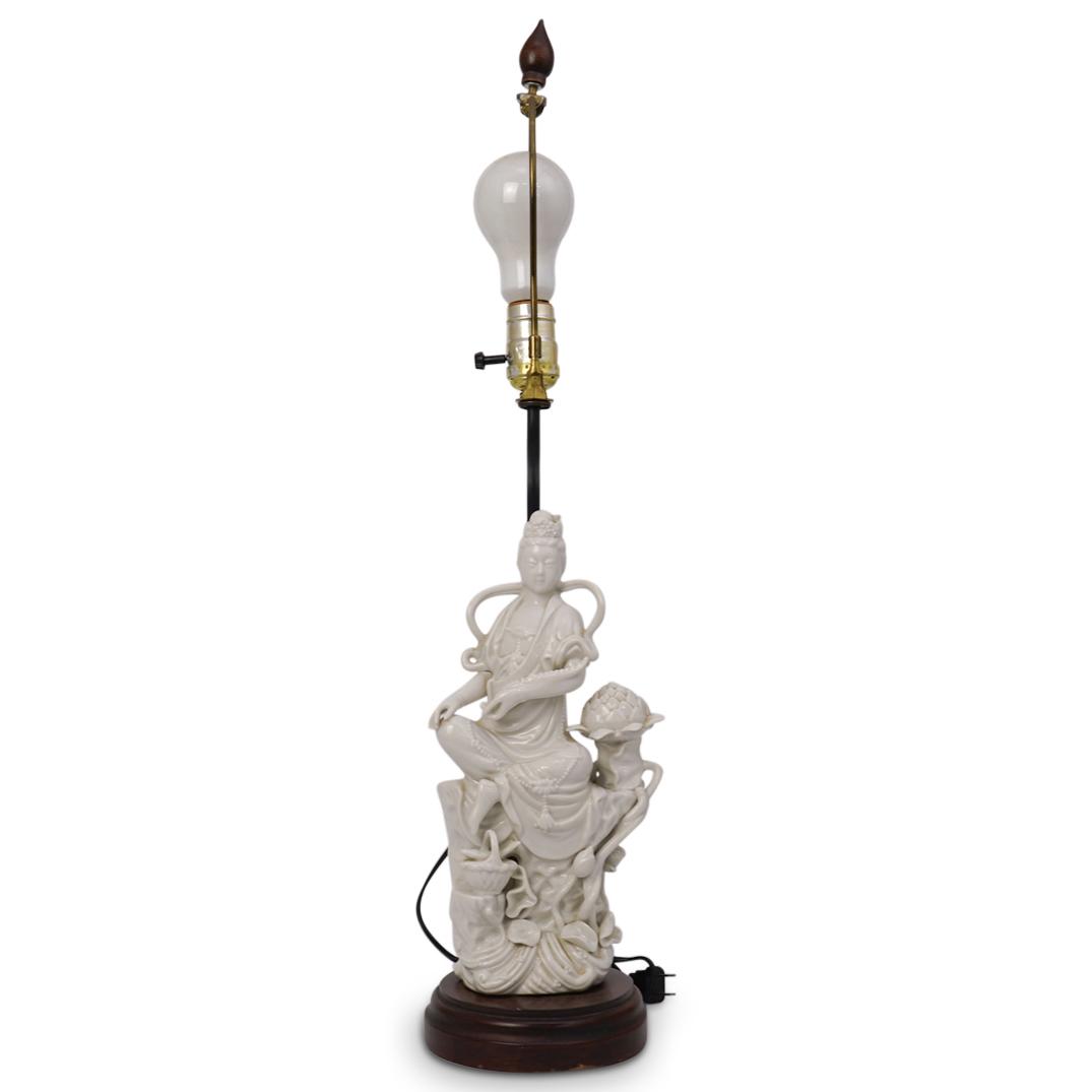 Chinese Blanc De Chine Lamp (1 of 4)