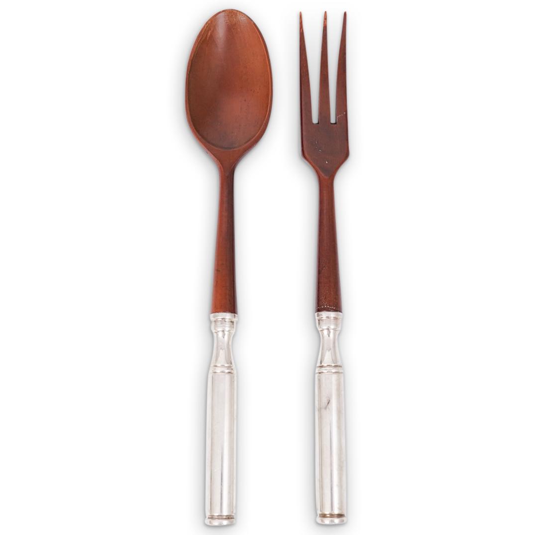 Sterling Silver Salad Serving Set (1 of 3)