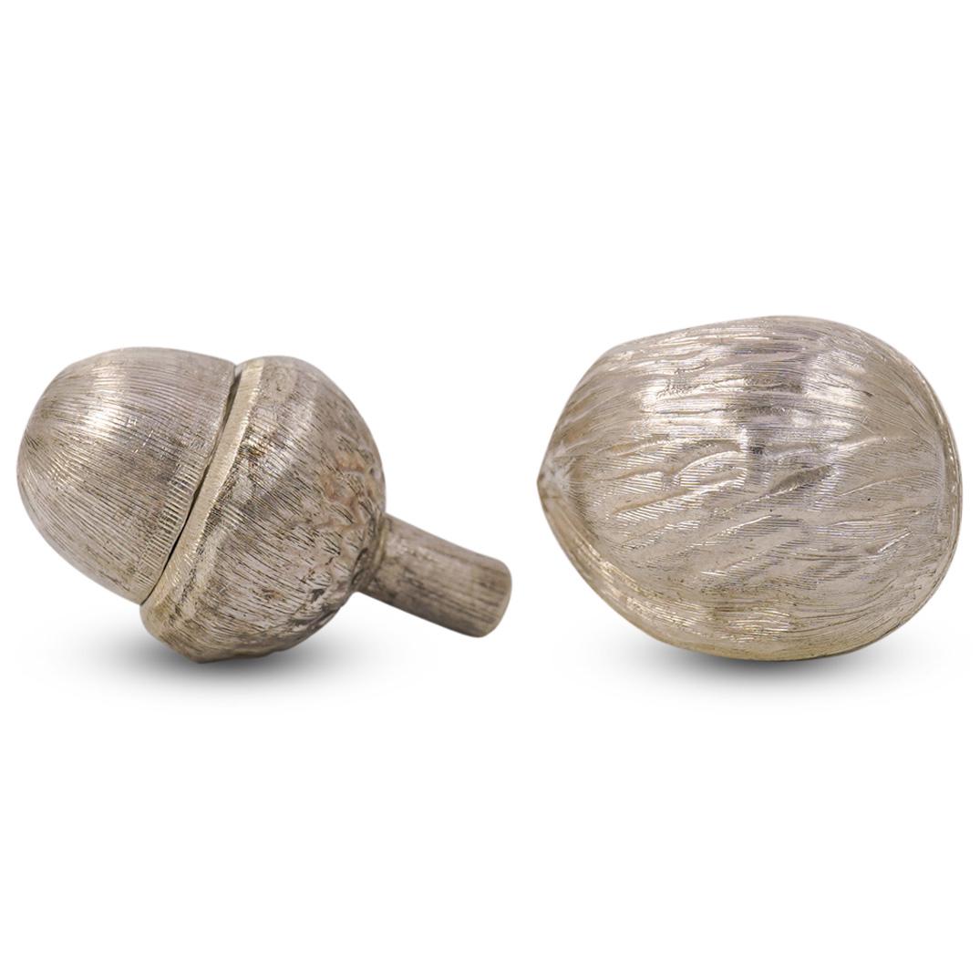 Pair of Mexican Sterling Silver Pill Boxes (1 of 5)